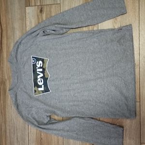 Levis Long Sleeve sz 14/16 in Gray